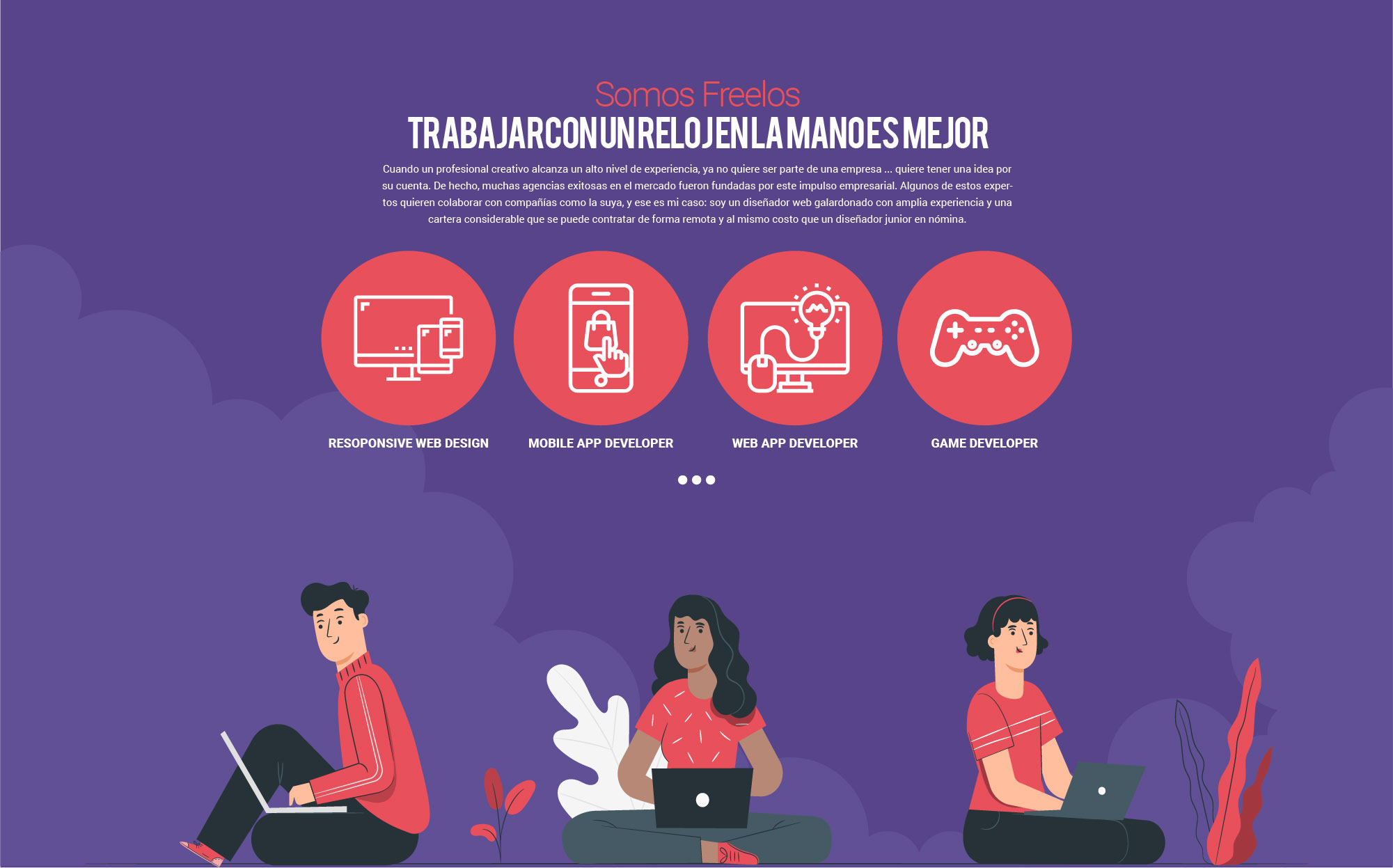 Landing Freelance